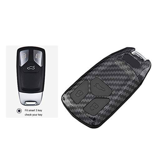 Nero Guscio Shell Fob Fibra di carbonio modello +