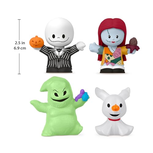 Littlepeople Collector HNW96 Little People Collector Disney Tim Burton’S The Nightmare Before Christmas Special Edition Set For Adults & Fans, 4 Figures In Display Box thumb #4