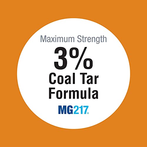 Mg217 Dandruff 3% Coal Tar Dandruff Shampoo, Controls Flaking & Relieves Itchy Scalp - 8 Oz Tube #TOP1