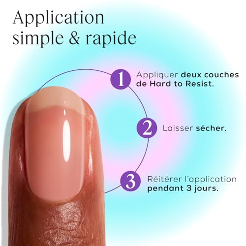 Soin des Ongles Fortifiant Hard To Resist Vernis Transparent Abîmés