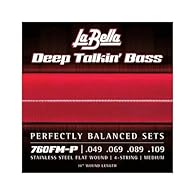 Excellent Quality and Performance: The 50s and 60s, La Bella’s DEEP TALKIN’ BASS Stainless Steel Flat Wounds have been the choice of professional bass players and continue to be the standard for the best sounding Flat Wounds on the market Stainless S...