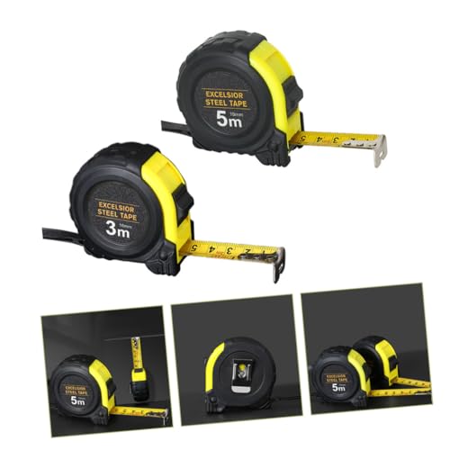 Balacoo 2pcs Cinta Métrica Digital Escala Dual Métrica miniatura 7