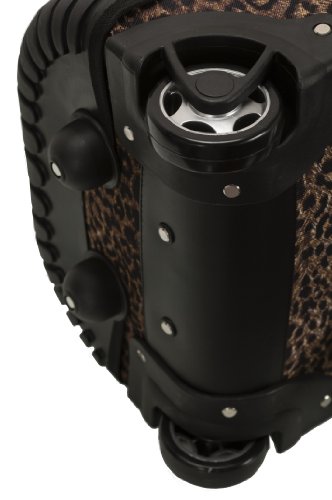 Rockland Single Handle Rolling Backpack, Leopard, 19-Inch #TOP3