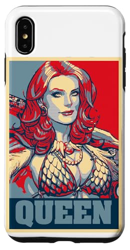 Red Sonja Frank Cho �v���p�K���_ �A�C�R�� �Ԗя\���R �N�C�[���Y �X�}�z�P�[�X iPhone XS Max �p