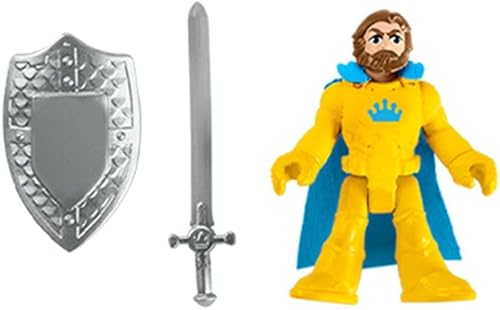 Imaginext Piezas de repuesto El Castillo del Reino del León - HCG45 Figura de recambio, espada y escudo