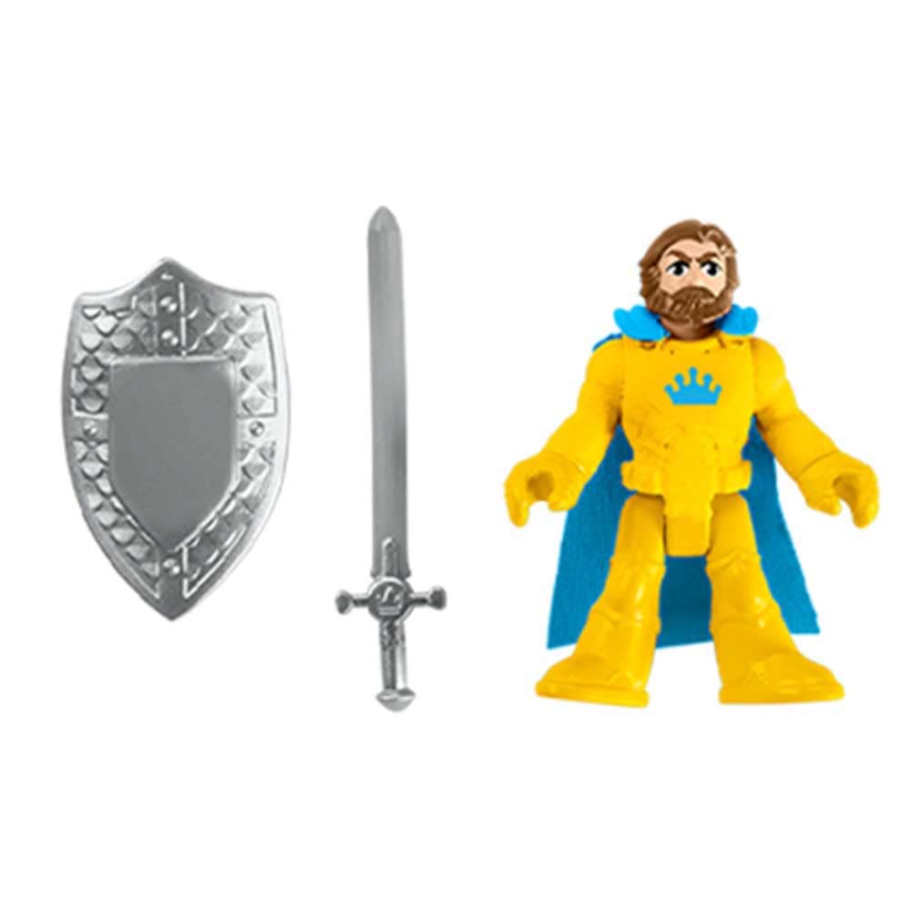 Imaginext Replacement Parts The Lion's Kingdom Castle Playset - HCG45 ~ Replacement King Figure, Sword and Shield