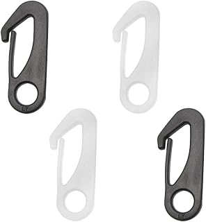 Flag Pole Clips, 4 Pcs Nylon Flag Pole Clip, Nylon Flag Pole Clip Snap Hooks, for Attaching Flags to Flagpoles