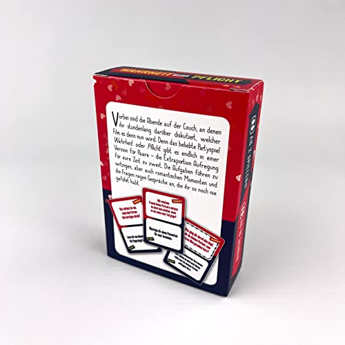 Wahrheit oder Pflicht – Für Paare: | Das Original. Der Klassiker unter den Partyspielen. Das perfekte Geschenk zu Hochzeit, Jahrestag, Valentinstag. Ab 18 Jahren