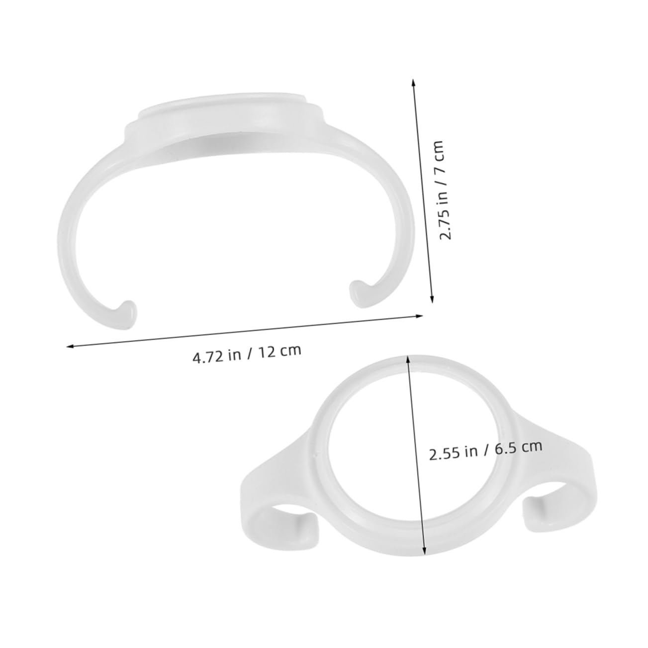 ORFOFE 8pcs Wide Neck Bottle Handle for Toddlers for Newborn Feeding Compatible Most Baby Bottles