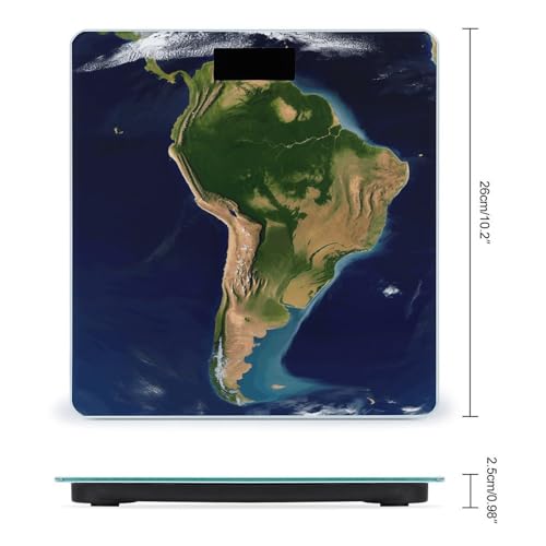 Báscula digital de baño con pantalla LED y capacidad 400 lb miniatura 2