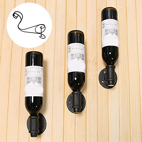 Soporte para botella de vino mesa negro miniatura 6