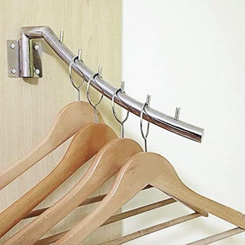 IMEEA Closet Space Saver Swing Arm Clothes Drying Hanger WallMounted