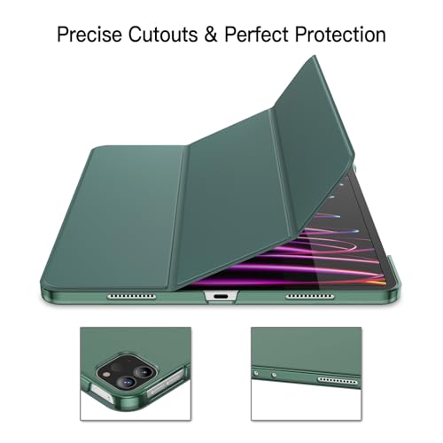 Image of JETech Case for iPad Pro 12.9 inch 6th /5th Gen (2022 /2021), Misty Green