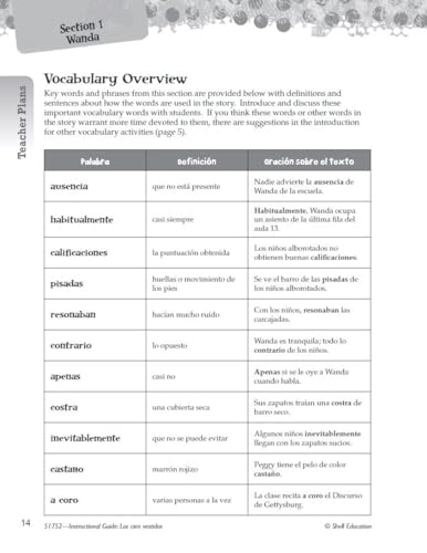 Los cien Vestidos (The Hundred Dresses): An Instructional Guide for Literature - Spanish Novel Study Guide with Close Reading and Writing Activities (Great Works Classroom Resource) (Spanish Edition) - Image 6