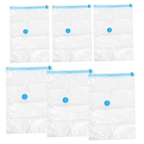 HOOTNEE 1 Set Travel Compression Bags Vacuum Storage Pouches for Clothes and Bedding Organization Moisture Reusable Space Saver for Home and Travel