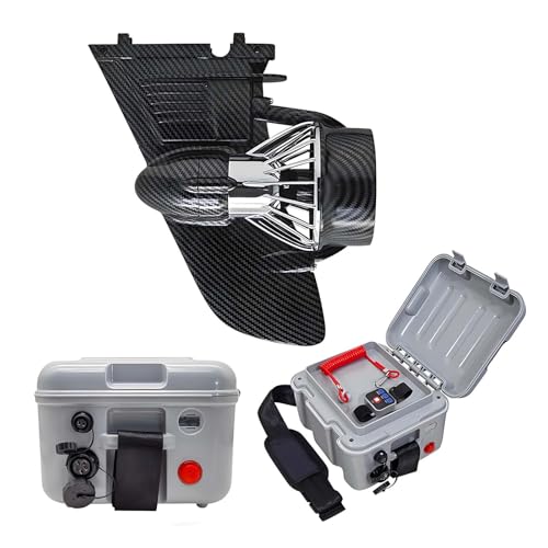 QFGain Aleta EléCtrica con Motor para Sup, de PropulsióN de 24 V para Kayak con Control Remoto – Sin Taladrar, 3–6 Km/H