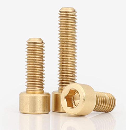 Tornillos hexagonales de bronce M6 para ensamblajes mecánicos y muebles 7