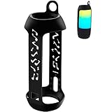 Silicone Soft Case for JBL Pulse 3 Wireless Bluetooth IPX7 Waterproof Speaker, Gel Skin Rubber Cover, Travel Carry Pouch (Black)