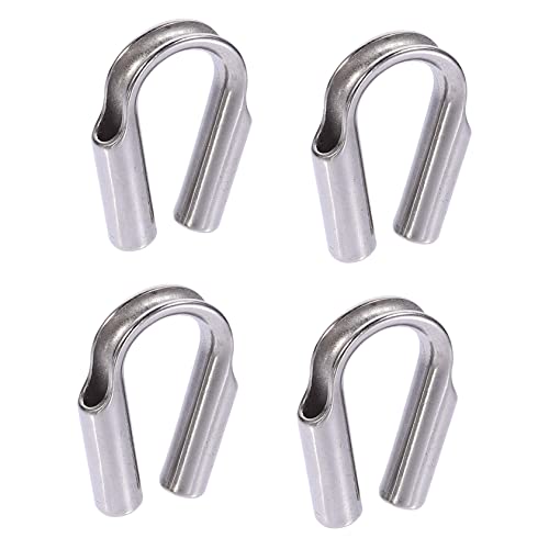 OSOLADY Professional Cable Fixing Thimble Rigging Chicken Heart Ring Cable Clamp Cable