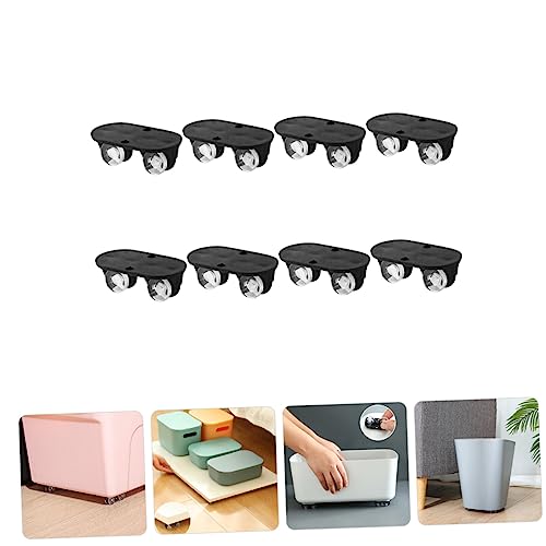 SECFOU 8 Pçs Carrinho Eletrodomésticos Rodízios Adesivos Rodízios Sem Traço Cola Rodízios Polias De