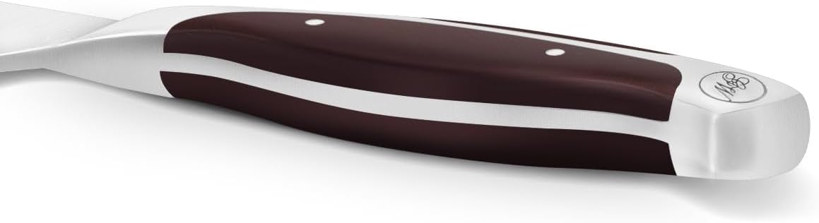 Gunter Wilhelm 5-inch German Serrated Utility Knife – Forged High Carbon German Steel – PREMIER ProCut Series – Serrated Knife Blade – Razor-Sharp & Full Triple Tang – Ergonomic ABS Handle