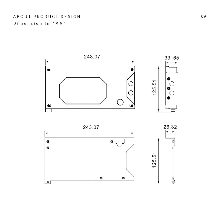 Image of Copper GPU Water Cooling Block GPU Waterblock for Asus Prime GeForce RTX5080 O 16G, for Asus Prime RTX 5070 Ti 16GB GDDR7 OC