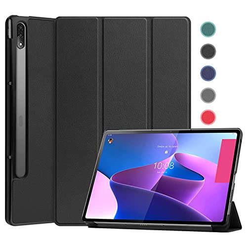 NEC LAVIE Tab T12 T1295/DAS 用 ケース タブレットカバー 保護ケース 【POYLAND】 三つ折りスタンド スタンド機能付き 磁気閉鎖 薄型 超軽量 全面保護 高級PU レザー 耐汚れ 耐久性 NEC LAVIE Tab T12