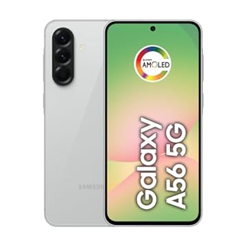 Smartphone Samsung Galaxy A56 5G 256GB, 8GB RAM, Câmera 50MP, IP67, Super AMOLED 6.7", Recursos AI, Cinza