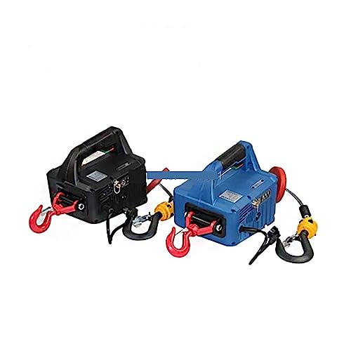Winche eléctrico portátil 500KG con cable de acero 7.6M miniatura 6
