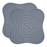 Photo Gallery colcolo 2 tappetini in silicone per asciugare i piatti, tappetini scolapiatti, sottobicchieri per il bancone della cucina, resistenti al calore, tappetini da, grigio Photo Gallery colcolo 2 tappetini in silicone per asciugare i piatti, tappetini scolapiatti, sottobicchieri per il bancone della cucina, resistenti al calore, tappetini da, grigio