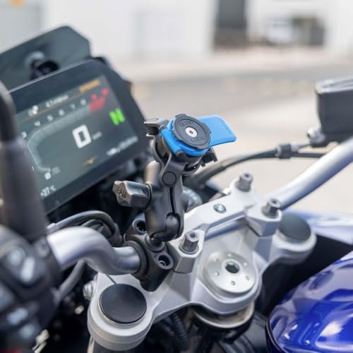 Image of Quad Lock 1 inch Ball Adaptor for Motorcycle Phone Mount with Vibration Dampener and MAG Phone Case for iPhone 17 Air