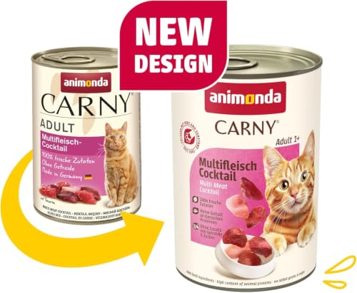 animonda Carny Adult Katzenfutter nass Kräftige Variation (12 x 400g)