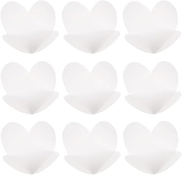 200Pcs White Paper Chocolate Truffle Wrappers - Mini Baking Cups for Cupcakes, Nuts, Strawberries, Candy - 1.29x1.29x1.10in