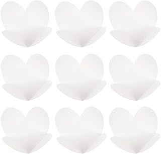 200Pcs White Paper Chocolate Truffle Wrappers - Mini Baking Cups for Cupcakes, Nuts, Strawberries, Candy - 1.29x1.29x1.10in