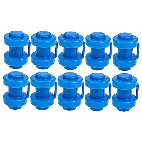VANZACK 10Pcs Trampoline Pole Caps Securely Fix Trampoline Accessories for Safe Backyard Fun for Enclosure Net Connection