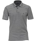 Größe: XXL CASAMODA Poloshirt Halbarm Polokragen geknöpft Graphit Größe XXL, 004470/774