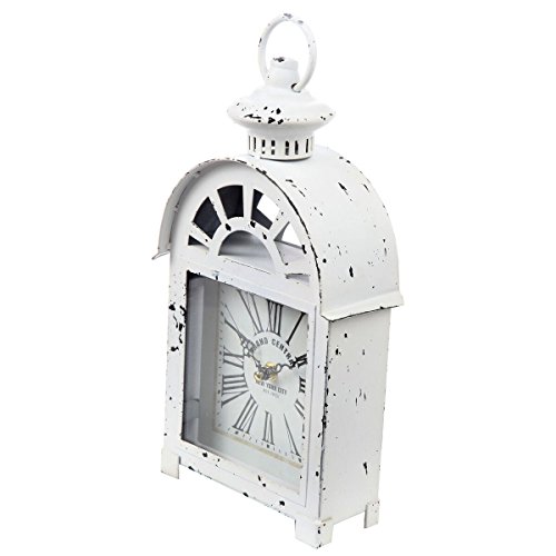 Reloj de mesa estilo tren para decorar salones de diseño vintage y clásico 8