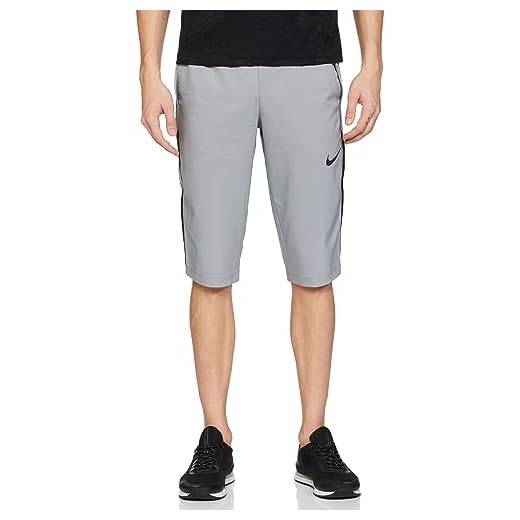 Nike Men -As M Nk Df Team Woven 3/4 Shorts -Particle Grey/Black/Black-Dm6624-073-2Xl, Multi