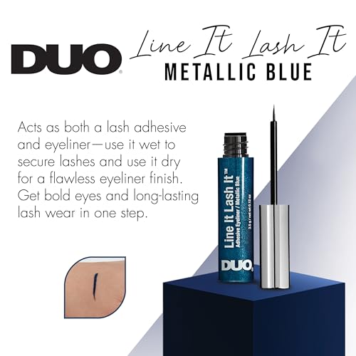 DUO Line It Lash It Liner Metallic Blue 2 en 1 miniatura 3