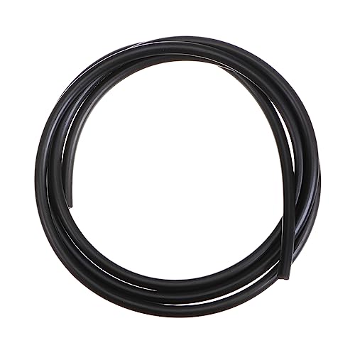 QUARKZMAN PU Transmission Courroie Polyuréthane Ronde Courroies 4.5mm Dia 3.3 ft(1 Mètre) Longueur Lisse Surface PU Uréthane Ceinture pour Entraînement Transmission, Noir