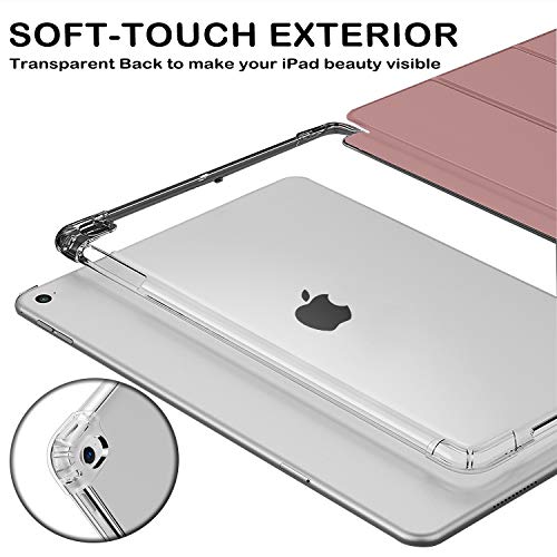 Image of DuraSafe Cases For iPad 9th 8th 7th Gen Case A2602 MK2L3HN /A A2604 MK2P3HN /A A2603 A2605 MK663HN /A MK2N3HN /A MK6A3HN /A MK693HN /A A2270 MYLC2HN /A MYL92HN /A A2428 A2429 A2430 A2197 MW762HN /A - Rose Gold
