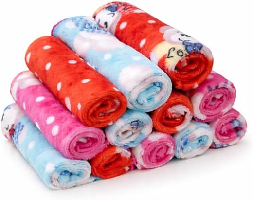 Khillayox Ladies Soft Face Towel Handkerchief Set – Women,Kids Rumaal for Face, Gentle Skin Friendly Daily Use, Multicolor...