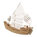 Rompecabezas de madera 3d: hecho de materiales de madera, este modelo de barco tiene una artesanía superior, modelo de rompecabezas de bricolaje