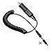 DC 5.5 x 2.1mm/4.0mm x1.7mm Car Charger Connector Cord 12V- 24V Cigarette Lighter Power Supply Adapter Charger Cable for Car Truck Bus Van Boat - Black
