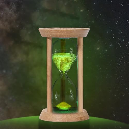 Miniatura 7 de Mini Adornos Luminosos De Reloj De Arena - Temporizador Creativo De Gama Alta Con Arena Flotante Para Cepillado De Dientes Y Decoración De Mesa 1 Minuto Naranja