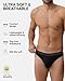 DANISH ENDURANCE Mens Underwear Briefs, Viscose from Bamboo Boxers for Men, Boxer Briefs Pack, Ropa Interior Hombre, Calzoncillos