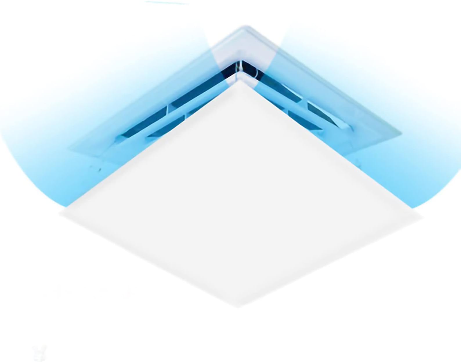 FYZS Air conditioning deflector Air Conditioner Deflector for Central Air Conditioning,Anti-Wind Air Conditioning Baffle Protector,Angle Adjustable,for Home Office Accessories (Size : 60 * 60CM)