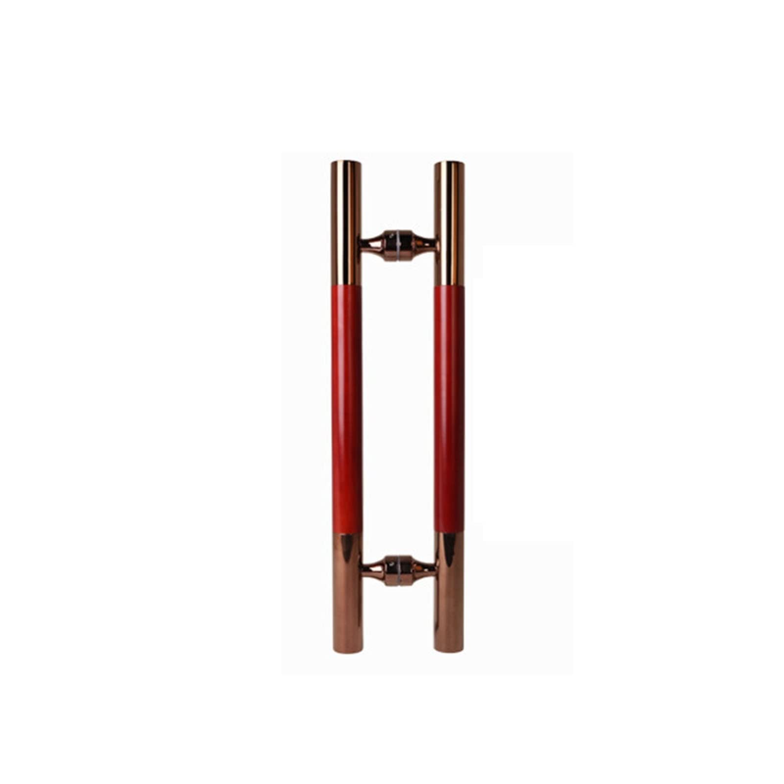 Poignée de porte coulissante orange push double face pour manipuler sans effort