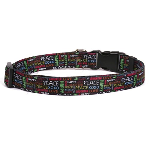 Yellow Dog Design Cool Type Dog Collar Fits Neck 14 to 20
