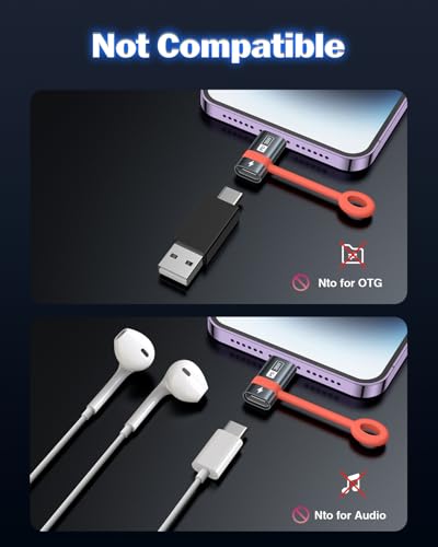 GIANAC USB C to Lightning Adapter (Pack of 2), USB Tipo C to iPhone Adapter 36 W Fast Charging, Lightning USB C Adapter for con Samsung S7/S6/S5/J7/J5, Huawei P Smart 2019/ P8 P9 Lite - imagen 2